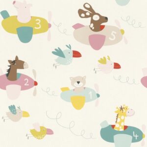 Papel de Parede Infantil Bambino XVIII 249064 Bichinhos “Consultar disponibilidade do Produto 19 9 8750-5835”