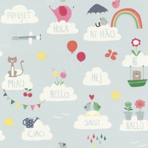 Papel de Parede Infantil Bambino XVIII 249439 Divertido “Consultar disponibilidade do Produto 19 9 8750-5835”