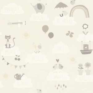 Papel de Parede Infantil Bambino XVIII 249446 Divertido “Consultar disponibilidade do Produto 19 9 8750-5835”