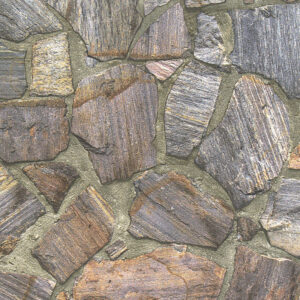 Papel de Parede Vinílico Wood'N Stone 2 307241 Imitação Pedra Tons de Bege e Cinza