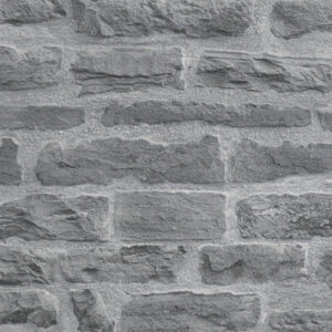 Papel de Parede Vinílico Wood'N Stone 2 319442 Imitação Tijolinho Tom de Cinza escuro