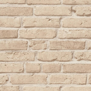 Papel de Parede Vinílico Wood'N Stone 2 355812 Imitação Tijolinho Tom de Bege claro