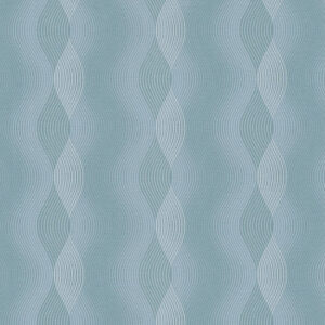 Papel de Parede Vinílico Life 4 356042 Geométrico Tom de Azul Verde e Branco