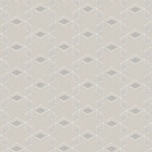 Papel de Parede Vinílico Life 4 356052 Geométrico Tons de Cinza e Branco