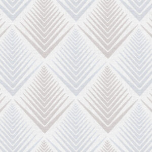 Papel de Parede Vinílico Life 4 356062 Geométrico com leve brilho Tom Branco, Cinza e Azul
