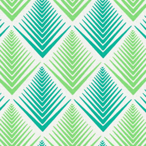 Papel de Parede Vinílico Life 4 356063 Geométrico Tom Branco e Verde