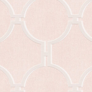 Papel de Parede Vinílico Elegance 5 361492 Geométrico Tom de Rosa, Cinza e Branco