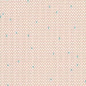 Papel de parede Les Aventures 3 51171603 Geométrico Tom de Rosa, Branco e Verde
