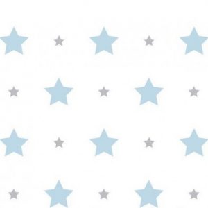 Papel de Parede Infantil Treboli 5841 Estrelas Azuis | Consultar disponibilidade do Produto |