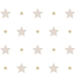 Papel de Parede Infantil Treboli 5843 Estrelas Cinzas | Consultar disponibilidade do Produto |