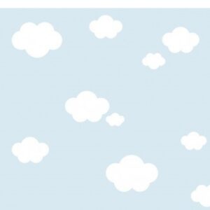 Papel de Parede Infantil Treboli 5871 Azul Nuvens | Consultar disponibilidade do Produto |