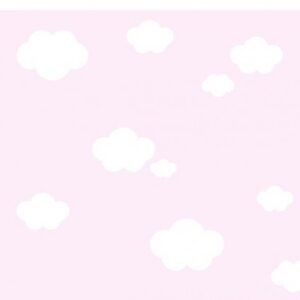 Papel de Parede Infantil Treboli 5872 Rosa Nuvens | Consultar disponibilidade do Produto |