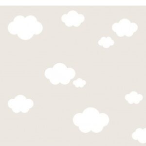 Papel de Parede Infantil Treboli 5874 Bege Nuvens | Consultar disponibilidade do Produto |