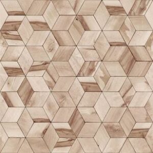 Papel de Parede Hexagone L59208 Bois