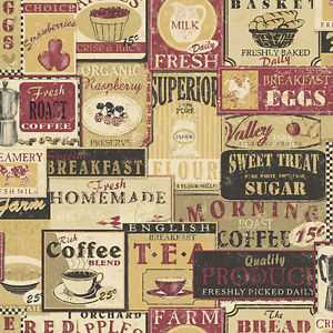 Papel de Parede Kitchen Recipes G12297 | Consultar disponibilidade do Produto |