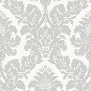 Papel de Parede Shimmer Damask Moderno UK10432