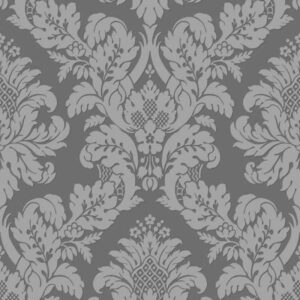 Papel de Parede Shimmer Damask Moderno UK10435