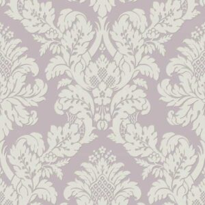 Papel de Parede Shimmer Damask Moderno UK10481