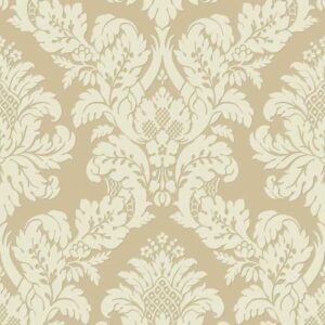 Papel de Parede Shimmer Damask Moderno UK10483
