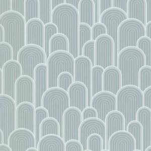 Papel de Parede Vinílico Milano 220194 Geométrico Tom de Verde e Branco “Consultar disponibilidade do Produto 19 9 8750-5835”