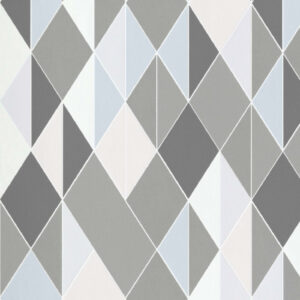 Papel de Parede Vinílico Milano 220213 Geométrico Tons “Consultar disponibilidade do Produto 19 9 8750-5835” de Cinza, Azul, Bege e Branco
