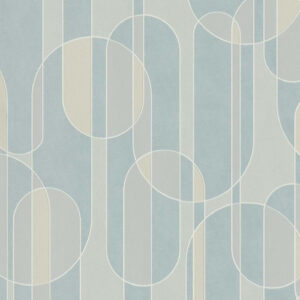 Papel de Parede Vinílico Milano 220220 Geométrico Tom de Verde, Cinza e Branco “Consultar disponibilidade do Produto 19 9 8750-5835”