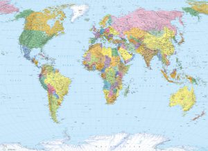 Painel Fotográfico 4-050 Mapa Mundi | Consultar disponibilidade do Produto |