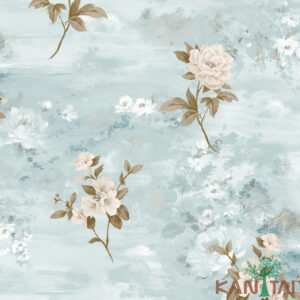 Papel De Parede Poet Chart 3 PR971303R Florido