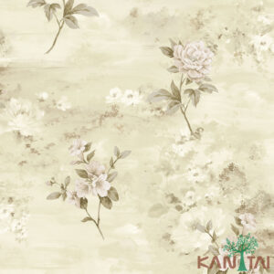 Papel De Parede Poet Chart 3 PR971304R Florido