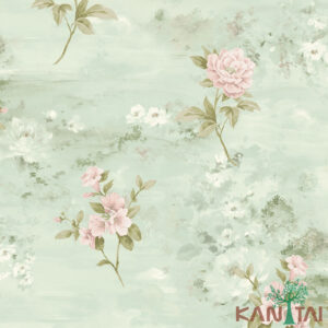 Papel De Parede Poet Chart 3 PR971305R Florido
