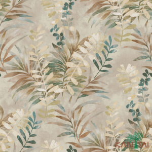 Papel De Parede Poet Chart 3 PR971502R Florido