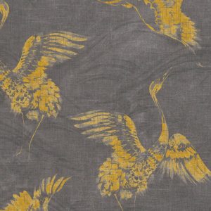 Papel de Parede Vinílico Linen Style 366313 Preto, Amarelo e Cinza “Consultar disponibilidade do Produto 19 9 8750-5835”