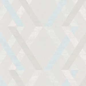 Papel de Parede Vinílico Linen Style 367593 Geométrico Branco, Azul e Cinza “Consultar disponibilidade do Produto 19 9 8750-5835”