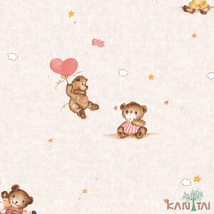 Papel de Parede Infantil Hello Kids HK224601R | Consultar disponibilidade do Produto |