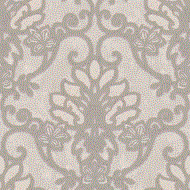 Papel de parede Florence Cinza Medalhao FR87211