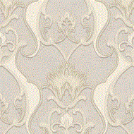 Papel de parede Florence Bege Medalhão FR87231