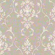 Papel de parede Florence Cinza Arabesco FR87242