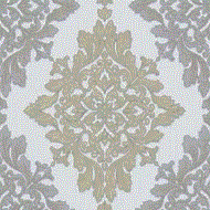Papel de parede Florence Azul Medalhao FR87252