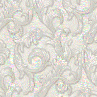 Papel de parede Florence Cinza Arabesco FR87292