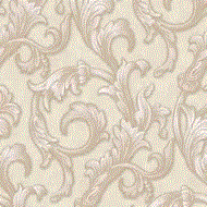 Papel de parede Florence Marfim Arabesco FR87293