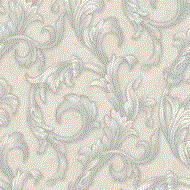 Papel de parede Florence Bege Arabesco FR87294
