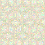Papel de Parede Star L84207 Geométrico Dourado- bege