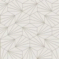 Papel de Parede Star L94900 Geométrico Branco-Prata