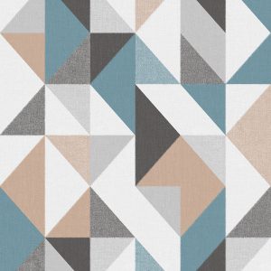 Papel de Parede Contemporâneo 4118 Geométrico Azul “Consultar disponibilidade do Produto"