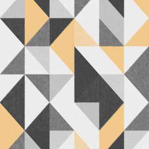 Papel de Parede Contemporâneo 4119 Geométrico Amarelo “Consultar disponibilidade do Produto"