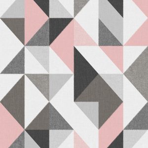 Papel de Parede Contemporâneo 4120 Geométrico Rosa “Consultar disponibilidade do Produto"