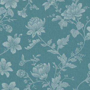 Papel de Parede Contemporâneo 4129 Romântico Floral Azul “Consultar disponibilidade do Produto"