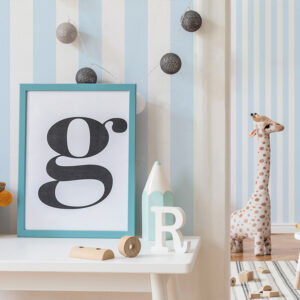 Papel de Parede Infantil Kids n Teens 2 100097 Pastel Blue Stripe “Consultar disponibilidade do Produto 19 9 8750-5835”