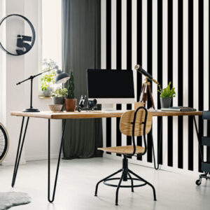 Papel de Parede Infantil Kids n Teens 2 100099 Monochrome Stripe “Consultar disponibilidade do Produto 19 9 8750-5835”