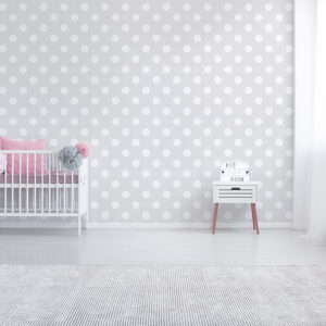 Papel de Parede Infantil Kids n Teens 2 100102 Dotty Grey “Consultar disponibilidade do Produto 19 9 8750-5835”